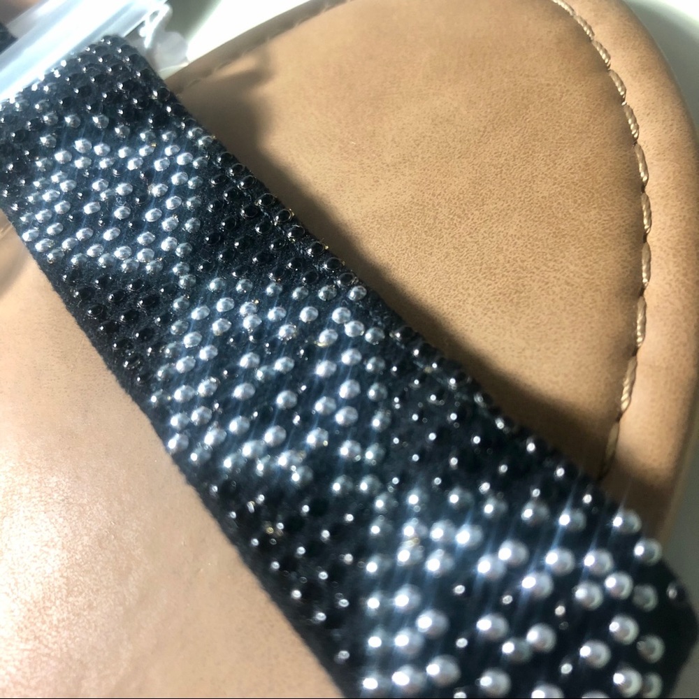 NEW MIXIT Black Fringed Sandals - Picture 5 of 6